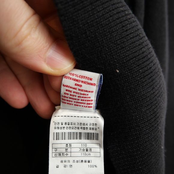 U.S. Polo Assn Men's Black Crew Neck Pullover 100% Cotton Sweater Size XL - Picture 11 of 13